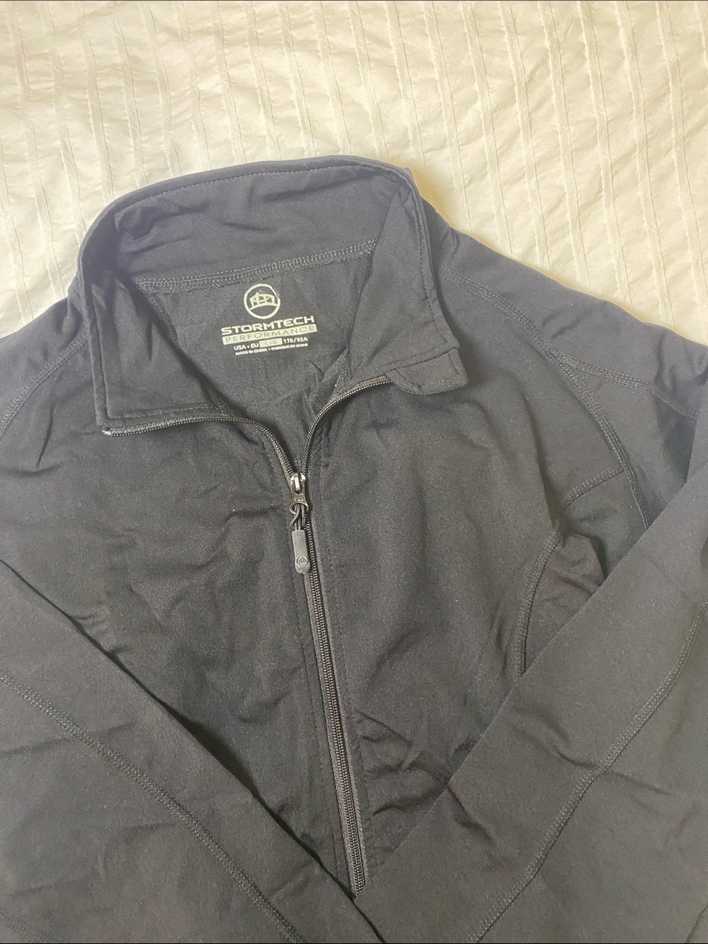 Storm Black Lightweight Full-Zip Shirt Jacket
